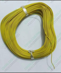 Yellow Wire 1meter Insulation Electronic Pcb Wrapping