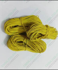 Yellow Wire 1meter Insulation Electronic Pcb Wrapping